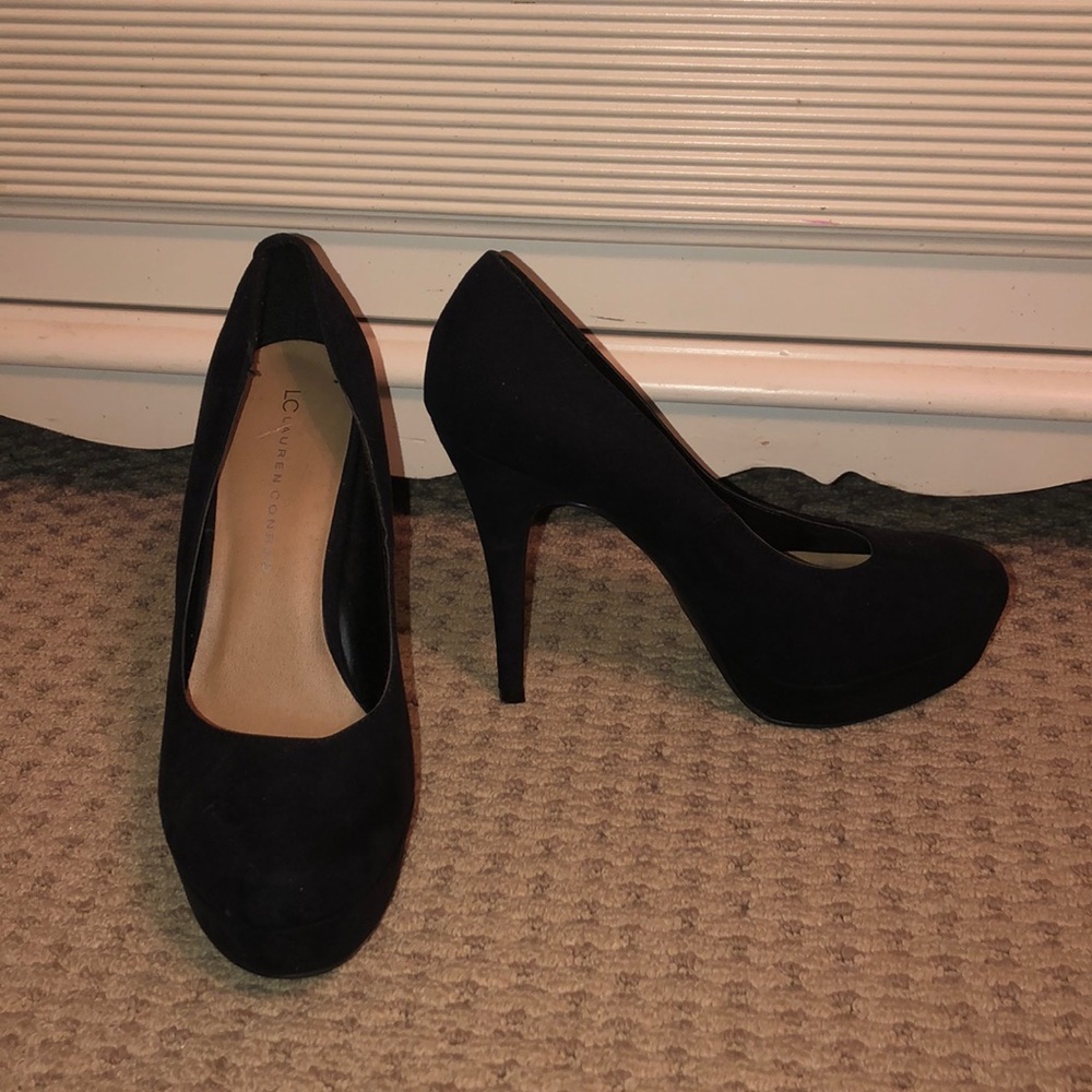 Black high heels